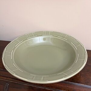 Longaberger Sage Green Pasta Bowl